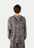 Cotton Mushroom Pullover Hoody | Black-Image 5