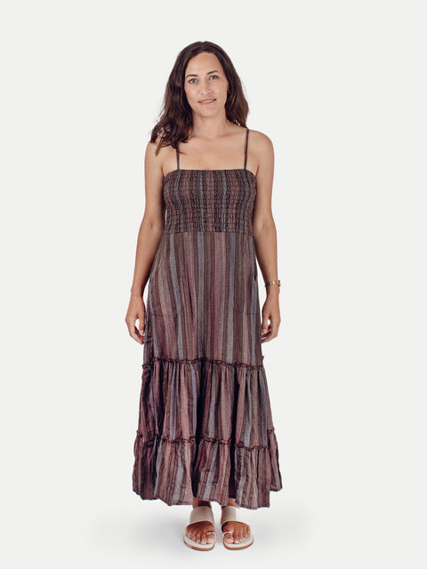 Cotton Tiered Maxi Dress