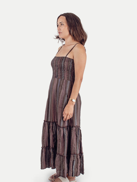Cotton Tiered Maxi Dress