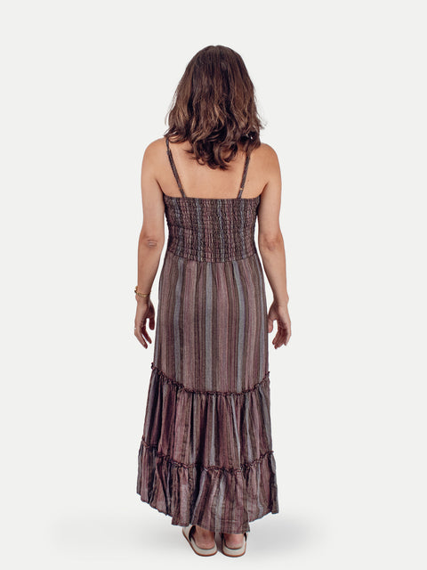 Cotton Tiered Maxi Dress