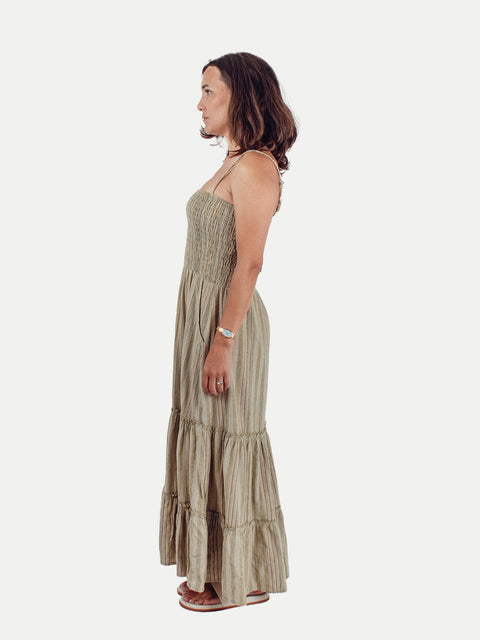 Cotton Tiered Maxi Dress