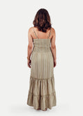 Cotton Tiered Maxi Dress | Sage-Image 3