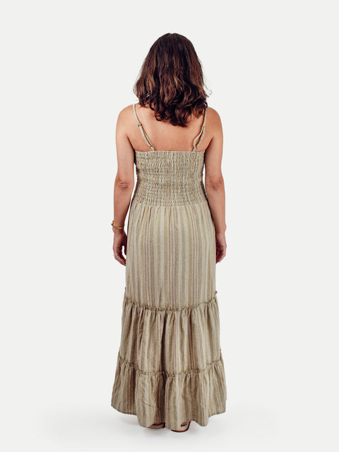 Cotton Tiered Maxi Dress