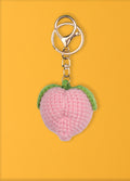 Crochet charm - Small | Peach-Image 1
