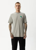 Crops - Hemp Retro Logo T-Shirt | Olive-Image 1