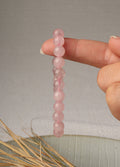 Crystal Bead Bracelet | Rose Quartz-Image 1