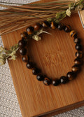 Crystal Bead Bracelet | Tigers Eye-Image 1