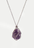 Crystal Cage Necklace | Amethyst-Image 2