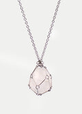 Crystal Cage Necklace | Clear Quartz-Image 2