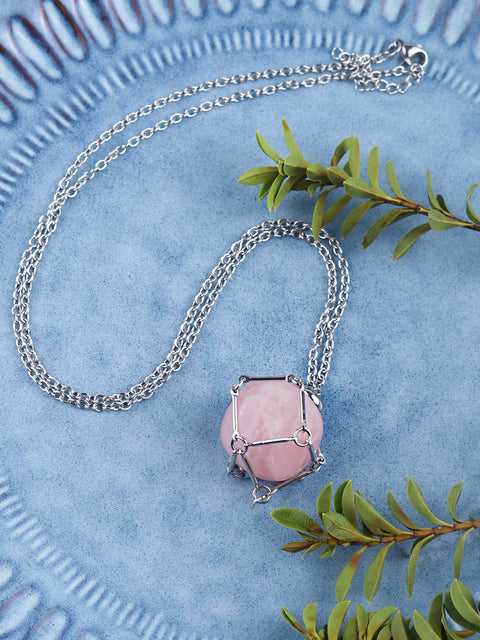 Crystal Cage Necklace