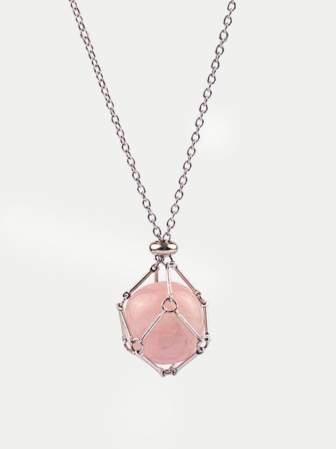 Crystal Cage Necklace
