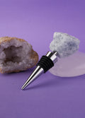 Crystal Wine Bottle Stopper | Celestite-Image 1