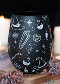 Crystal Witch Print Stemless Glass | One Colour-Image 1