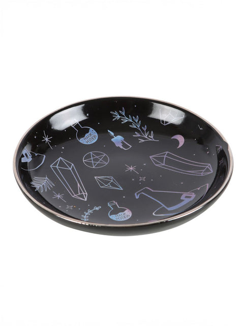 Crystal Witch Print Trinket Dish