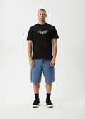 Deep State - Recycled Heavy Weight Retro Fit Tee | Black-Image 6