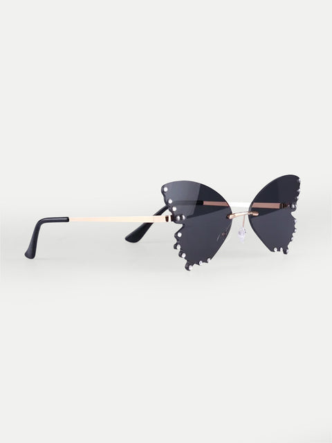 Diamond Butterfly Novelty Sunglasses