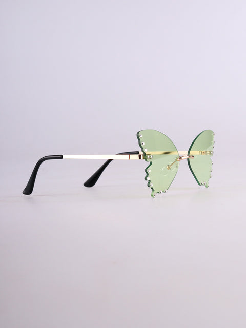 Diamond Butterfly Novelty Sunglasses