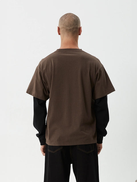 Double Trouble - Recycled Layered Boxy Tee