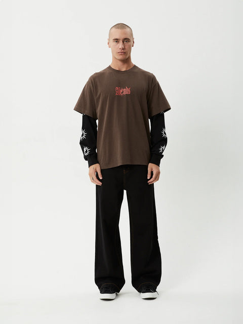 Double Trouble - Recycled Layered Boxy Tee