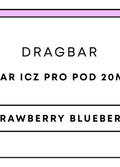 Dragbar ICZ Pro Pod 20mL 1pc | Strawberry Blueberry-Image 1