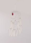 Dreamcatcher White Moon w Pink Agate | White-Image 2