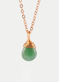 Drop Shape Gem Pendant | Aventurine-Image 1