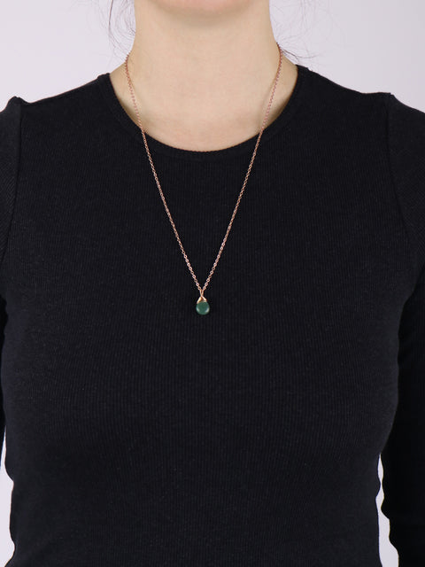 Drop Shape Gem Pendant