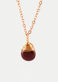 Drop Shape Gem Pendant | Red Jasper-Image 1
