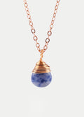 Drop Shape Gem Pendant | Sodalite-Image 1