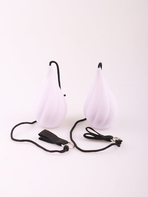 Drop shape LED poi