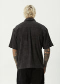 Dusk - Hemp Seersucker Check Shirt | Black Check-Image 4