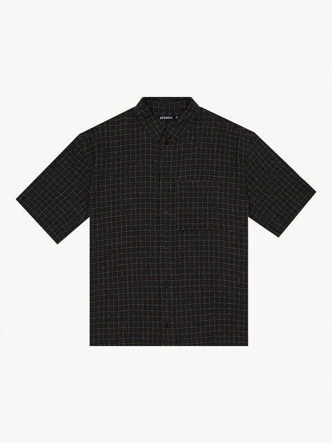 Dusk - Hemp Seersucker Check Shirt