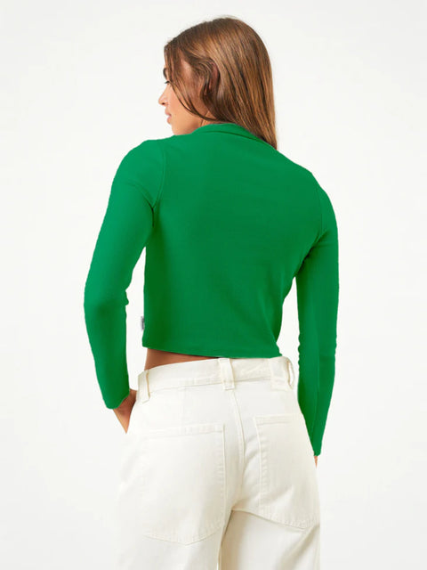 Eliza - Hemp Ribbed Long Sleeve Shirt