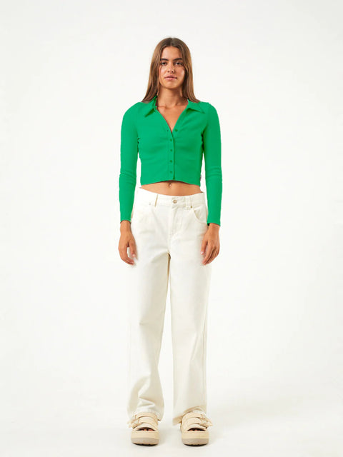 Eliza - Hemp Ribbed Long Sleeve Shirt