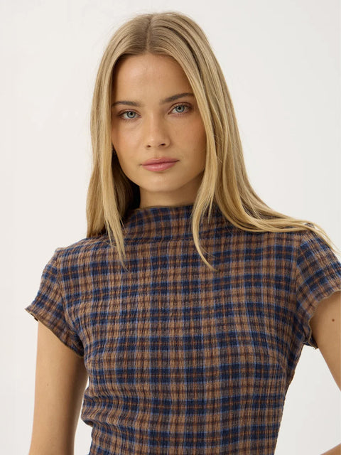 Elodie - Seersucker Mini Dress