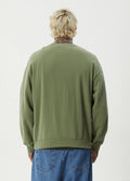 Ember - Recycled Crew Neck | Oil Green-Image 3