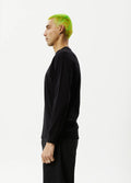 Farm Fresh - Recycled Long Sleeve Tee | Black-Image 3