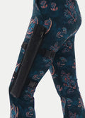 Festival Fans with Leg Holster | Black Glitter-Image 3