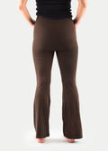 Festival Flared Printed Leggings | Coffee-Image 3