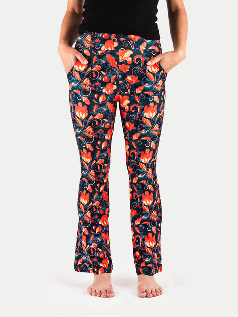 Festival Flared Printed Leggings
