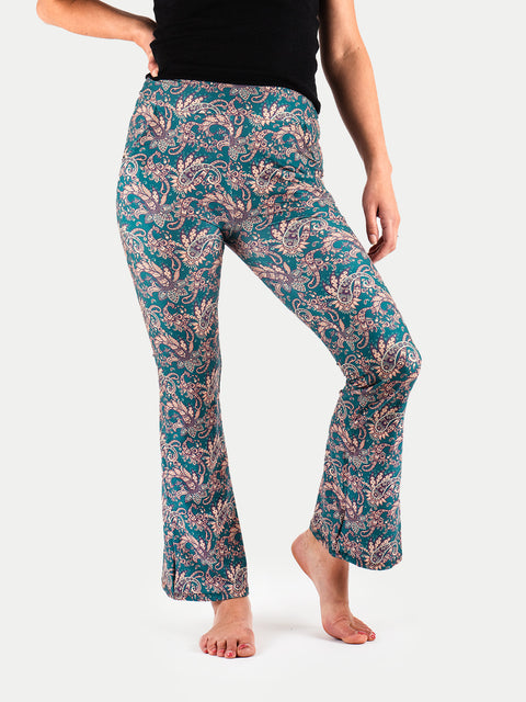 Festival Flared Printed Leggings