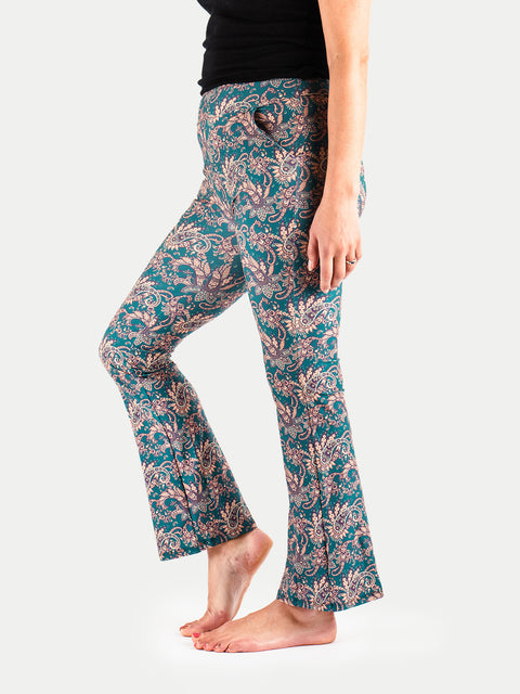 Festival Flared Printed Leggings