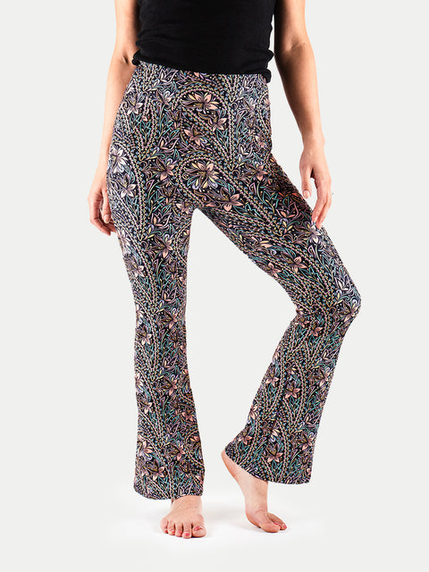 Festival Flared Printed Leggings