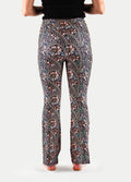 Festival Flared Printed Leggings | Multi Paisley-Image 3