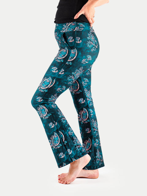 Festival Flared Printed Leggings