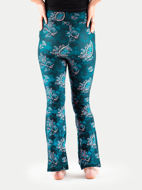 Festival Flared Printed Leggings