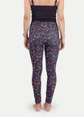Festival Printed Leggings | Demon Cats-Image 3