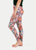 Festival Printed Leggings | Multi Paisley-Image 2