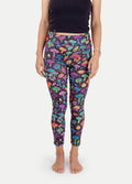 Festival Printed Leggings | Mushroom Psychedelic-Image 1