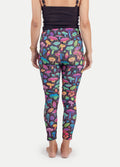 Festival Printed Leggings | Mushroom Psychedelic-Image 3